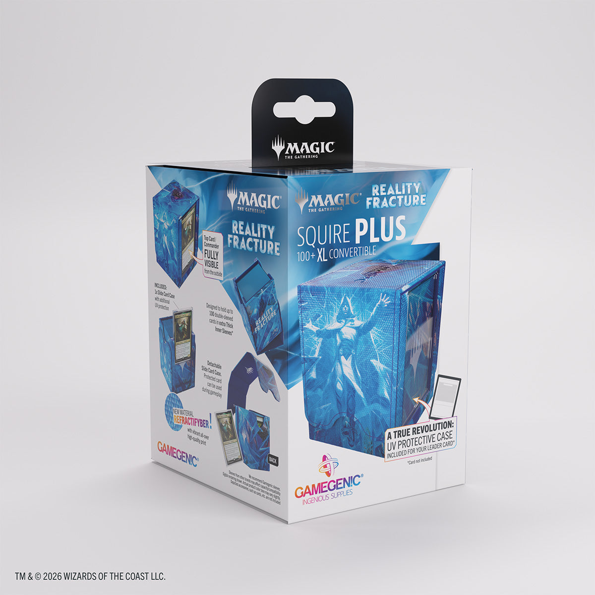 GameGenic Magic: The Gathering Reality Fracture - SQUIRE PLUS 100+ XL CONVERTIBLE - Overwrite the Multiverse