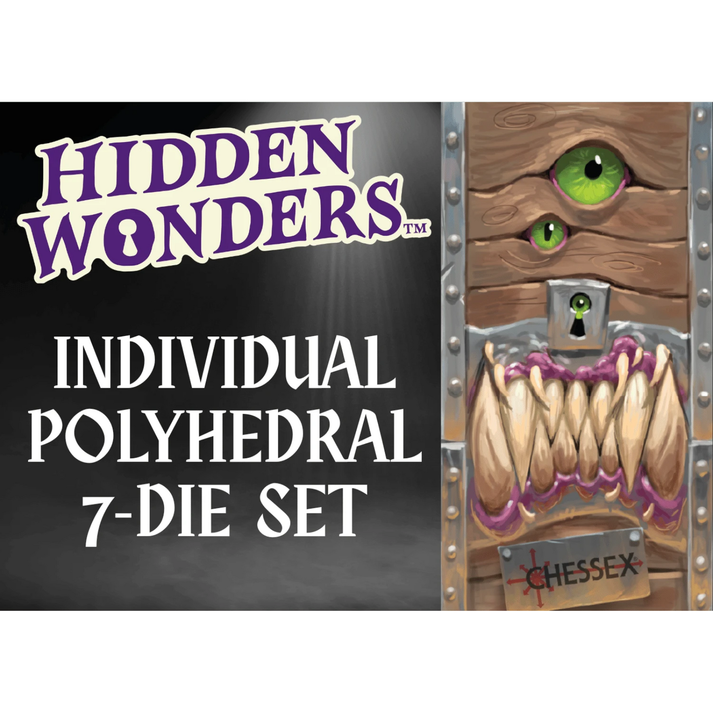 Chessex Dice: Hidden Wonders - Assorted 7-Die Polyhedral Set