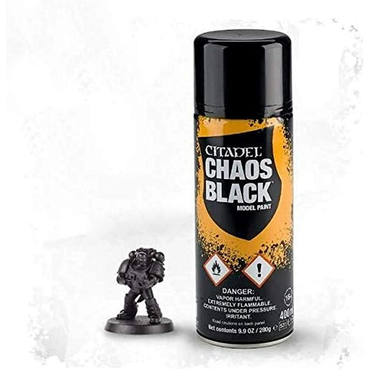 Citadel: Chaos Black Primer Spray Can