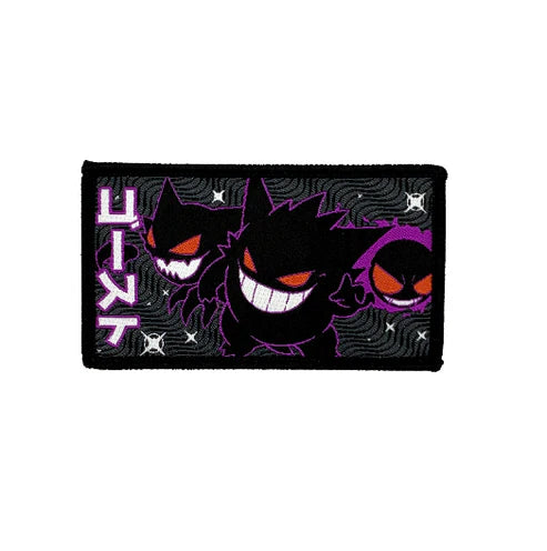 Gengar Evolution Family - Rectangle Iron-on Patch