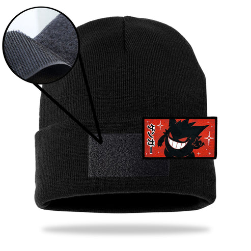 Red Gengar Rectangle Velcro Patch