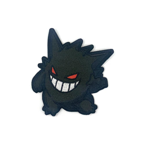 Gengar (Black) - Die-Cut Iron-on Patch