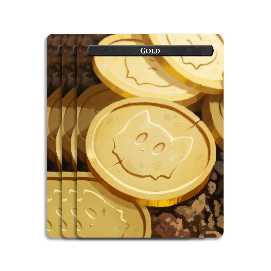 Caverns & Calicos Manacat Tokens & Proxies - Gold & Goblin Token Set