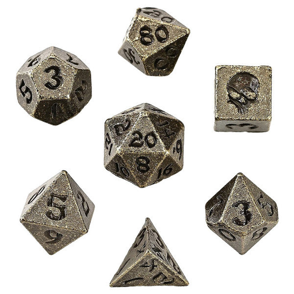 7-Set Unseelie (Potion Bottle) Mini Metal Dice Set