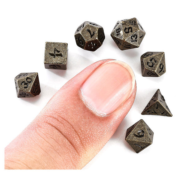7-Set Unseelie (Potion Bottle) Mini Metal Dice Set