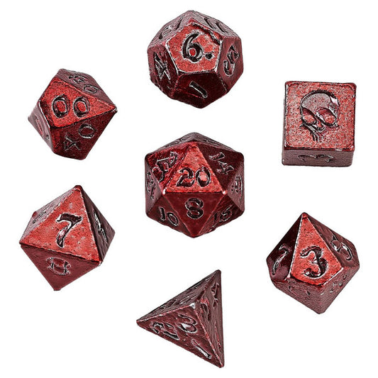 7-Set Unseelie (Potion Bottle) Mini Metal Dice Set