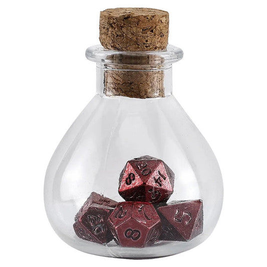 7-Set Unseelie (Potion Bottle) Mini Metal Dice Set