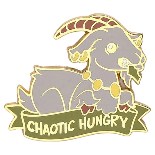 Enamel Pin: Alternative Alignments: Chaotic Hungry Goat