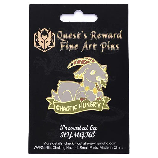 Enamel Pin: Alternative Alignments: Chaotic Hungry Goat
