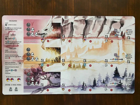 Natural Rubber Player Mat for Wyrmspan