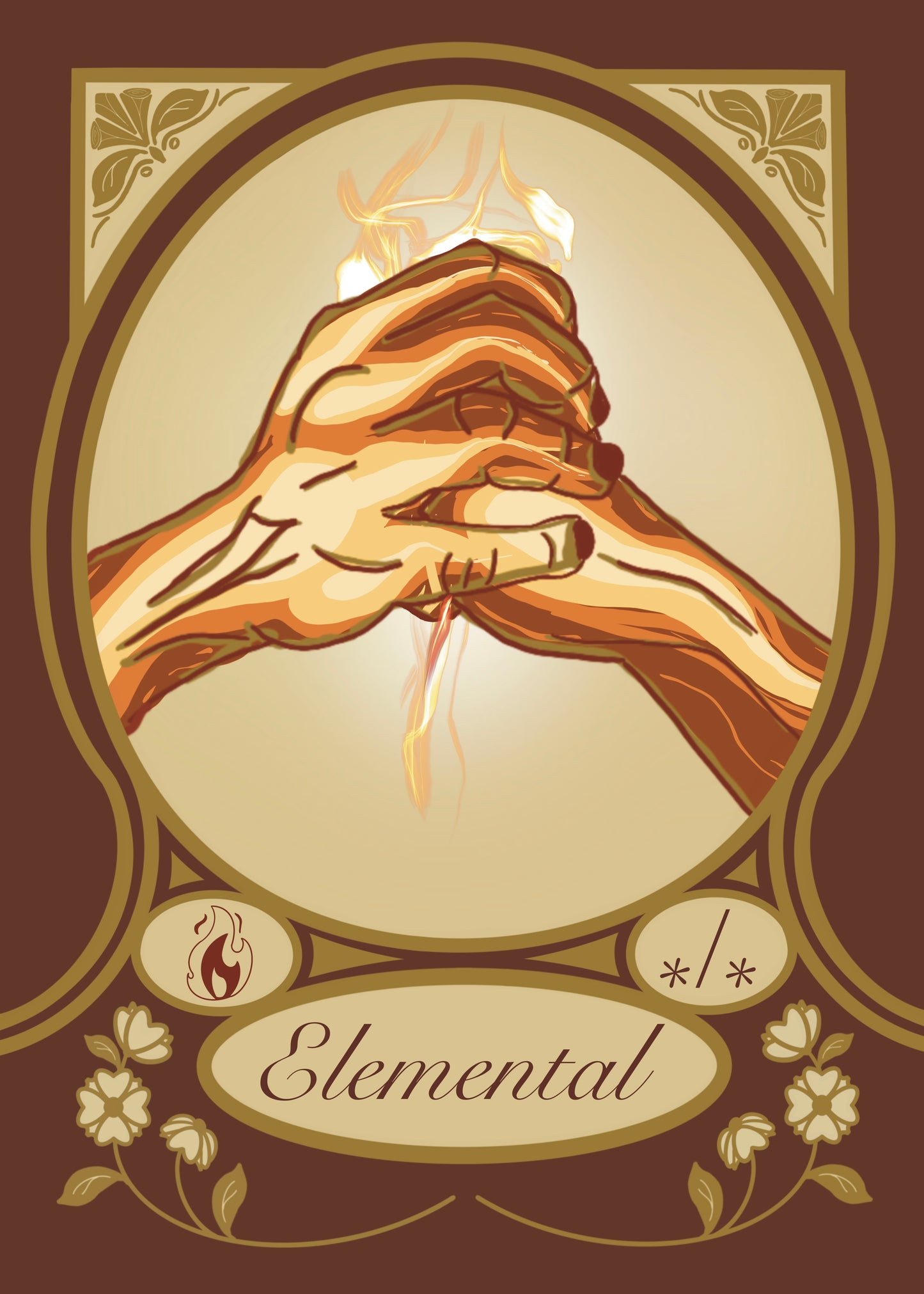 Illustrated Magic:The Gathering Deck of Token Cards (18 Cards) - EB Ford