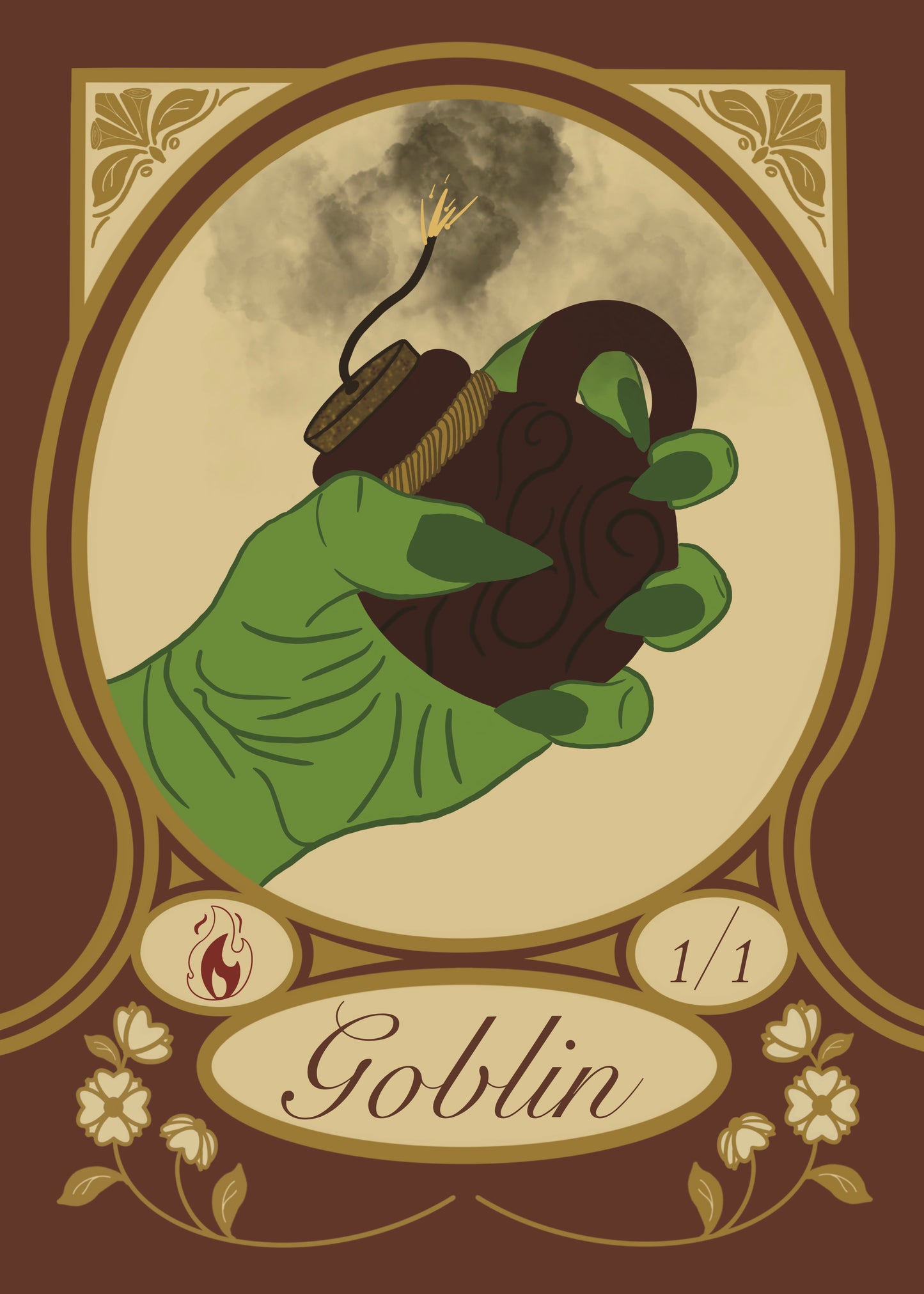 Illustrated Magic:The Gathering Deck of Token Cards (18 Cards) - EB Ford