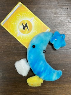 Hand Sewn moon plushie