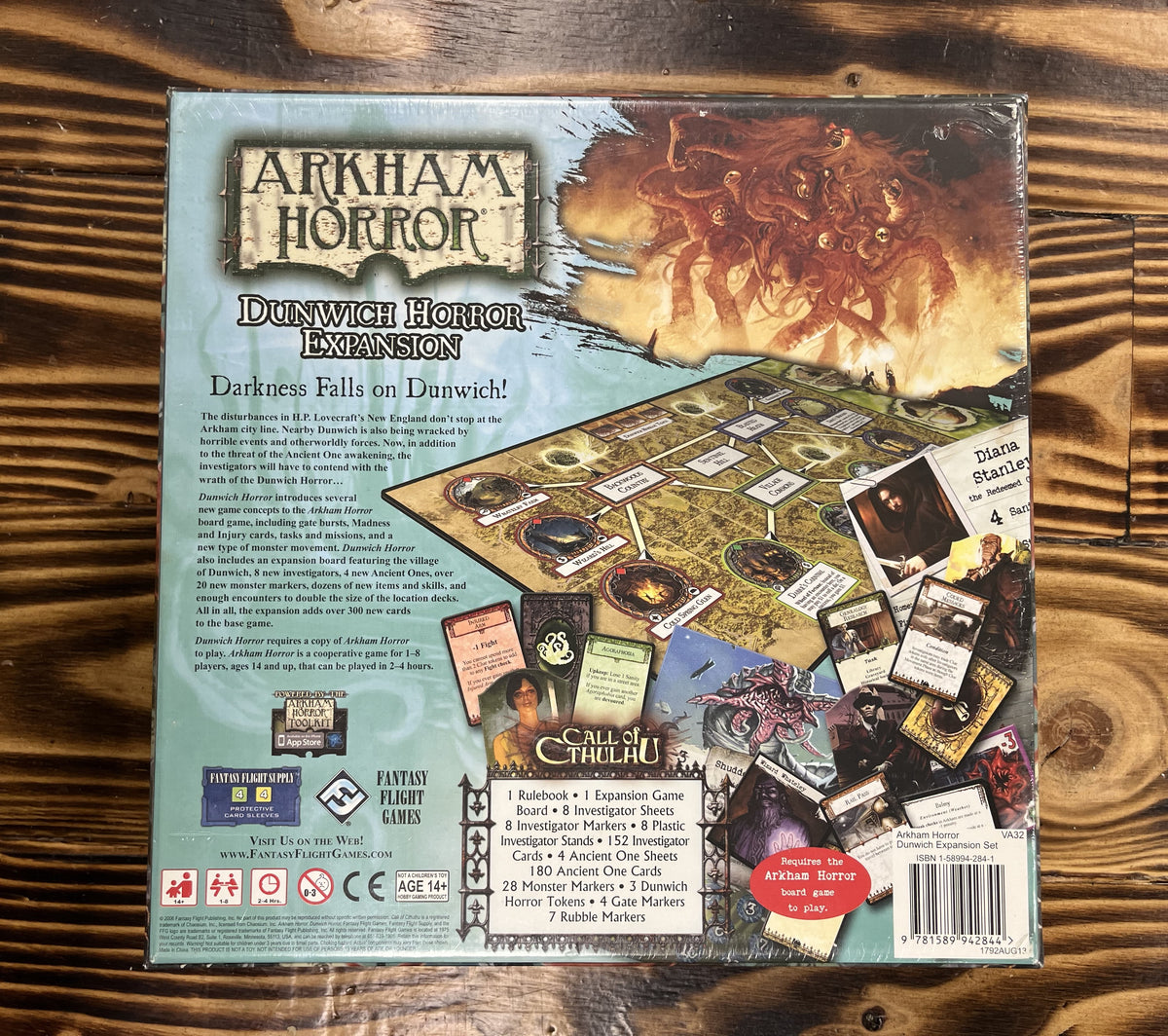 Arkham Horror: Dunwich Horror Expansion (2006) - Rare, Out of Print, 2nd Edition Board Game