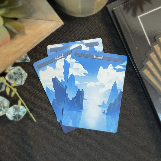 Caverns & Calicos Manacat Tokens & Proxies - Island Set