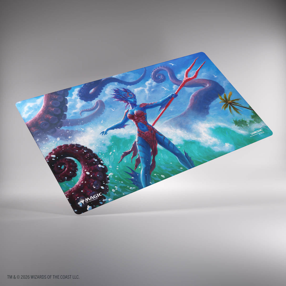 GameGenic Magic: The Gathering - Reality Fracture Double-Sided Playmat - Kiora of Salt and Sand/Kiora of Fire and Ashes