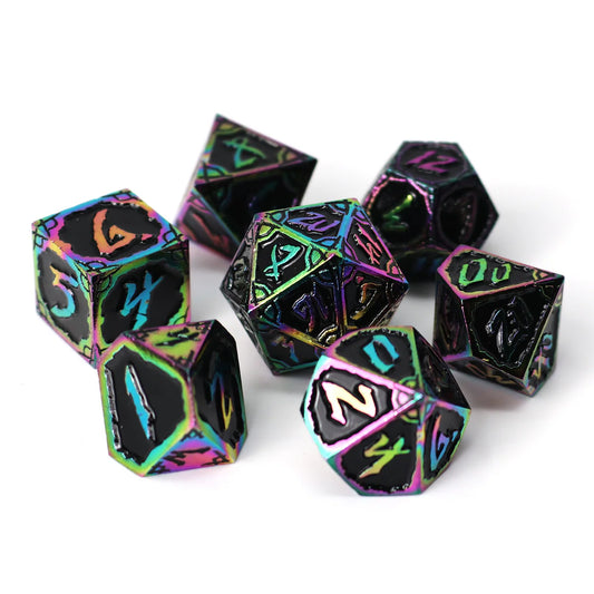 7pc RPG Set - Dark Nexus Hexbreaker - Die Hard Dice