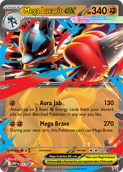 Mega Lucario ex - Mega Evolution Promos 12 (Foil) - Near Mint