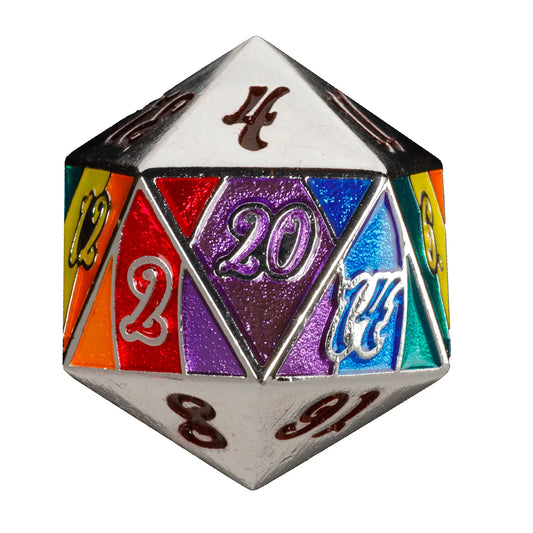 Horizon Dire d20 - Rainbow Pride - Die Hard Dice