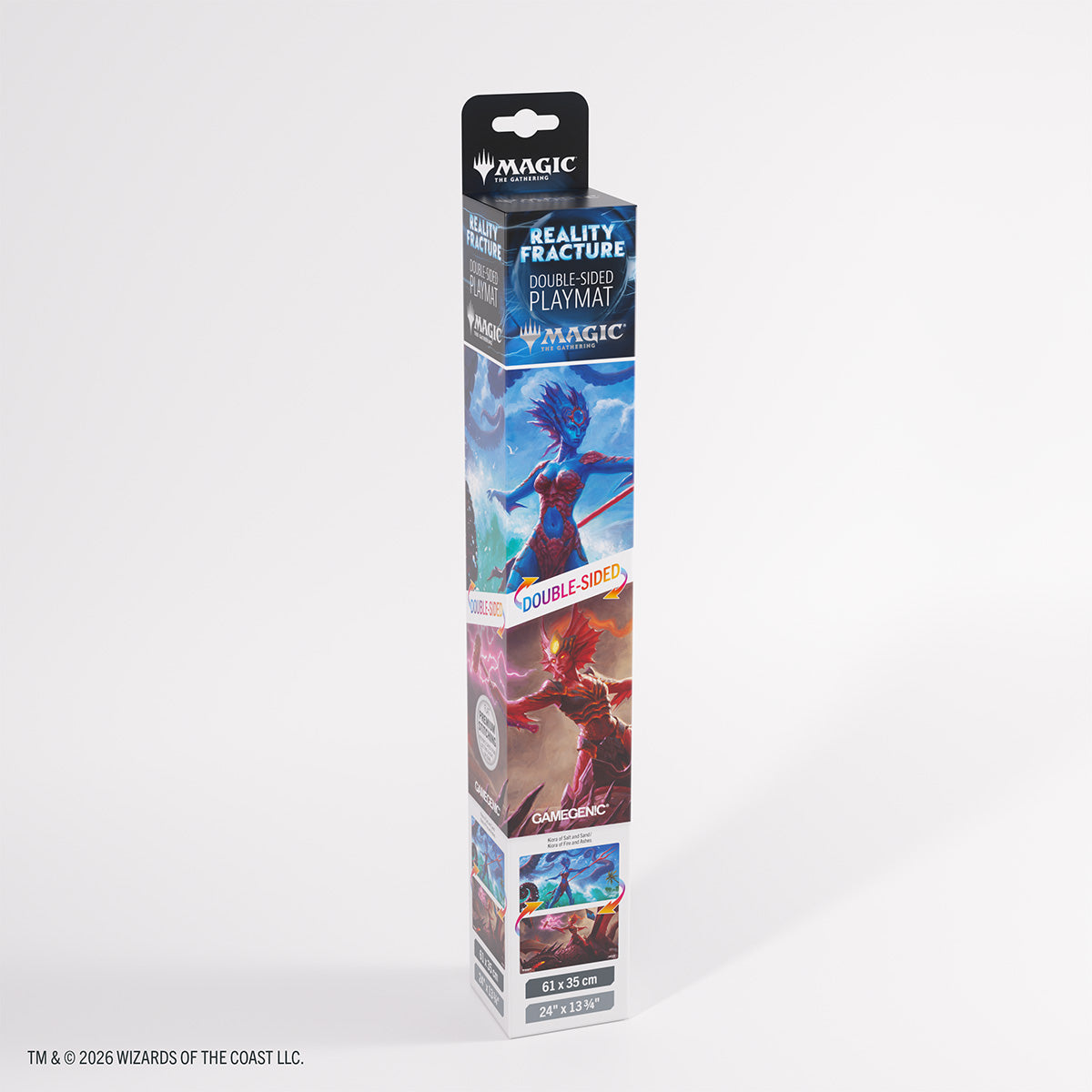 GameGenic Magic: The Gathering - Reality Fracture Double-Sided Playmat - Kiora of Salt and Sand/Kiora of Fire and Ashes