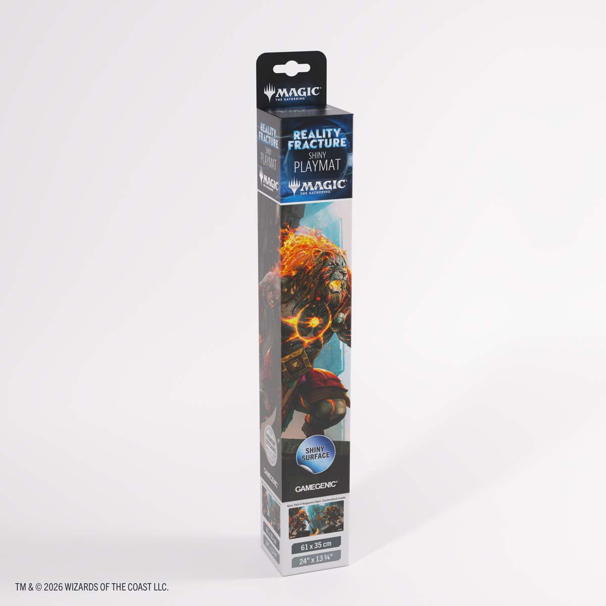 GameGenic Magic: The Gathering - Reality Fracture SHINY PLAYMAT - Ajani, Path of Vengeance/Ajani, Counter Attack Leader