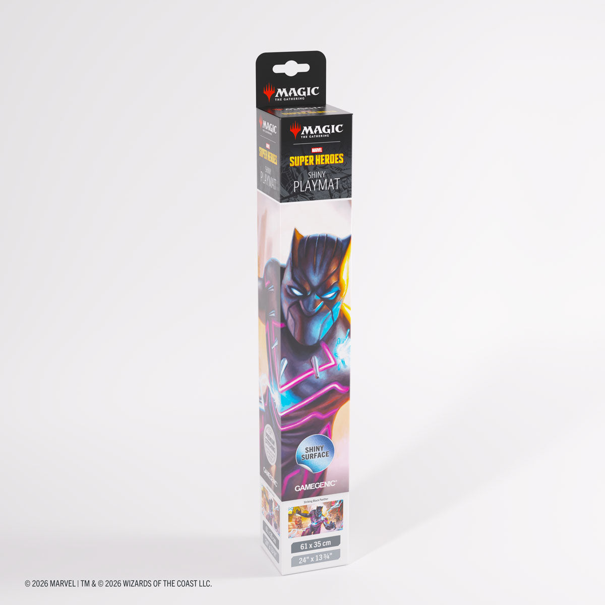 Playmat: MTG Shiny - Marvel Super Heroes - Striking Black Panther