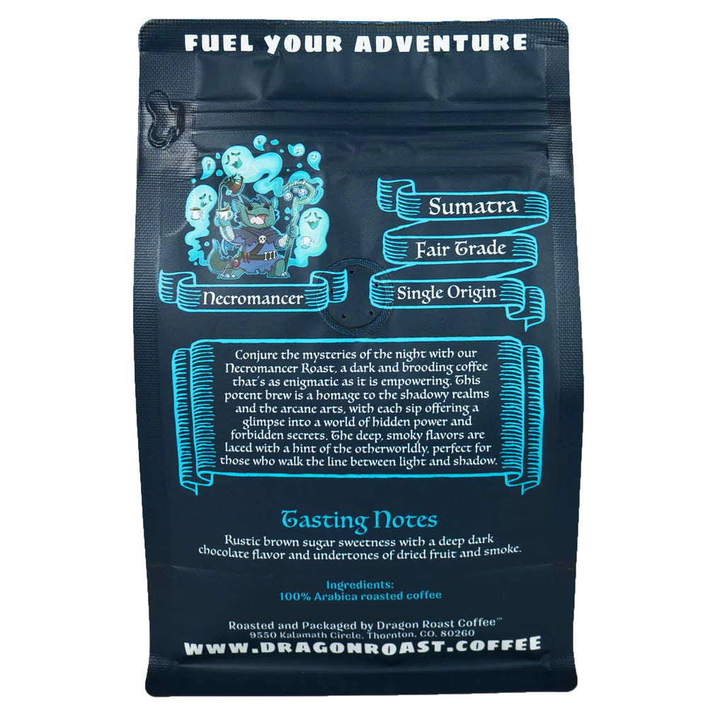 Dragon Roast Coffee - Necromancer Roast (10oz Whole Bean)