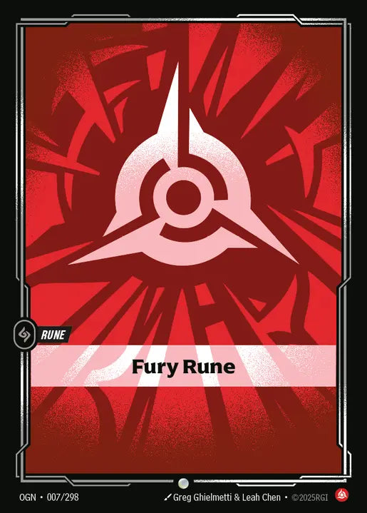 Fury Rune - Origins 007/298