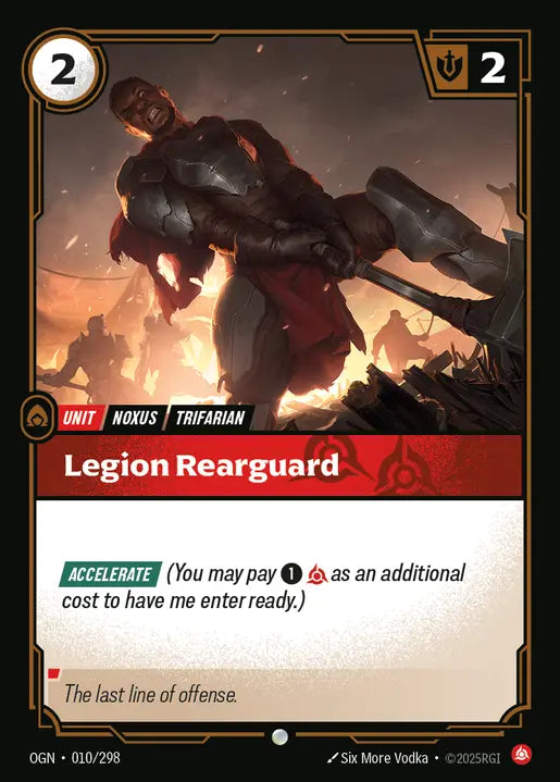 Legion Rearguard - Origins 010/298  (Foil)
