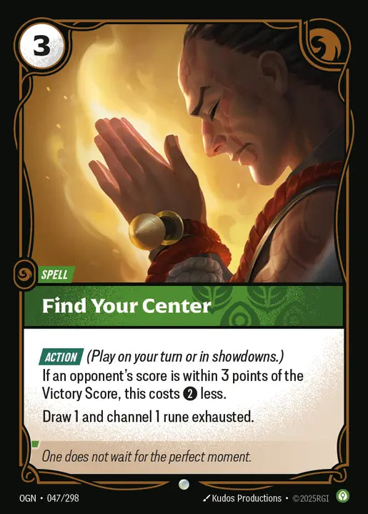Find Your Center - Origins 047/298  (Foil)