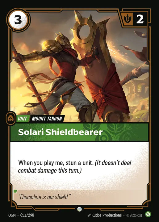 Solari Shieldbearer - Origins 051/298  (Foil)