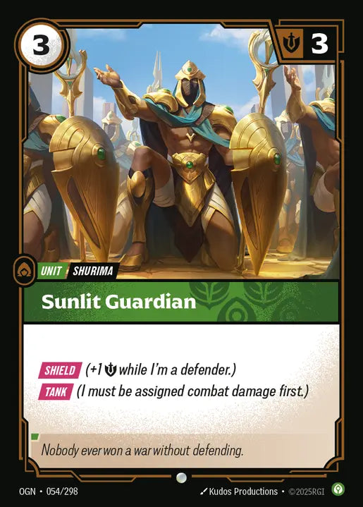 Sunlit Guardian - Origins 054/298  (Foil)