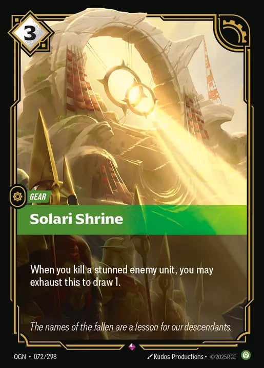 Solari Shrine - Origins 072/298  (Foil)
