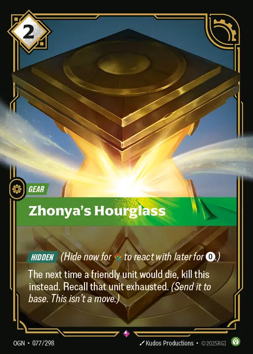 Zhonya's Hourglass - Origins 077/298  (Foil)