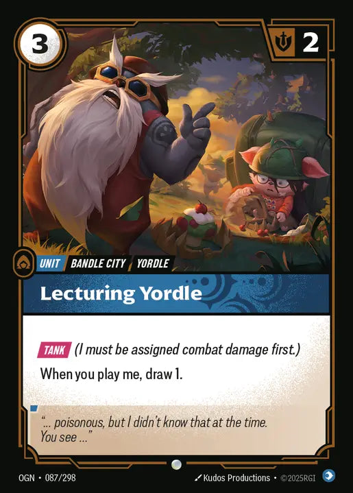 Lecturing Yordle - Origins 087/298
