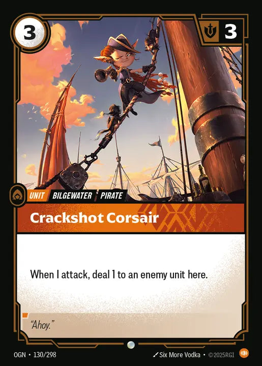 Crackshot Corsair - Origins 130/298  (Foil)