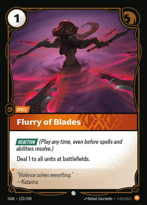 Flurry of Blades - Origins 133/298  (Foil)