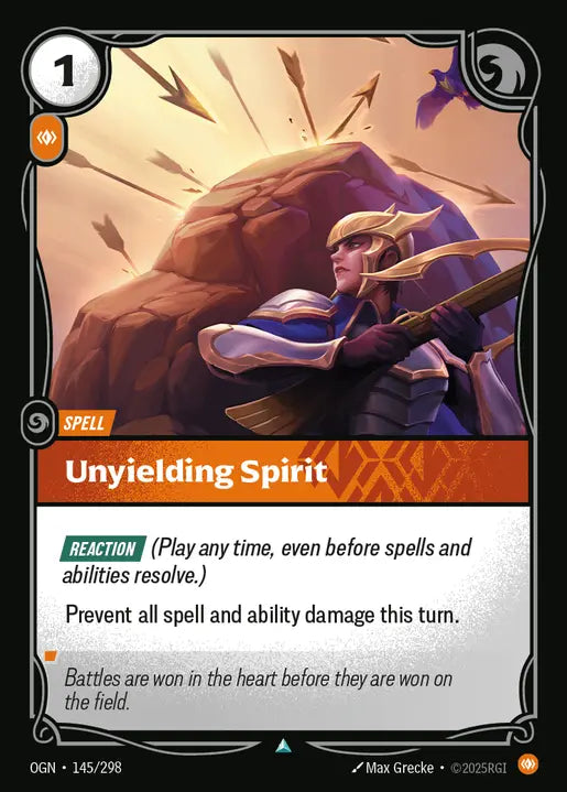 Unyielding Spirit - Origins 145/298