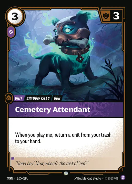 Cemetery Attendant - Origins 165/298  (Foil)