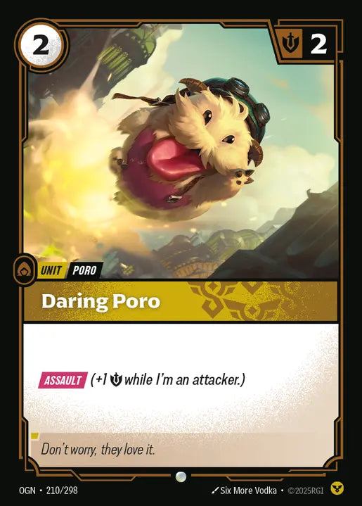 Daring Poro - Origins 210/298  (Foil)