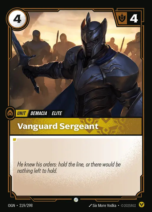 Vanguard Sergeant - Origins 219/298  (Foil)