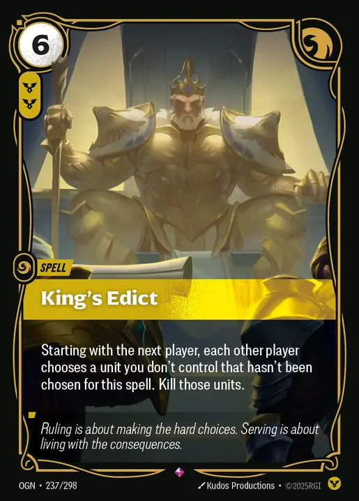 King's Edict - Origins 237/298  (Foil)