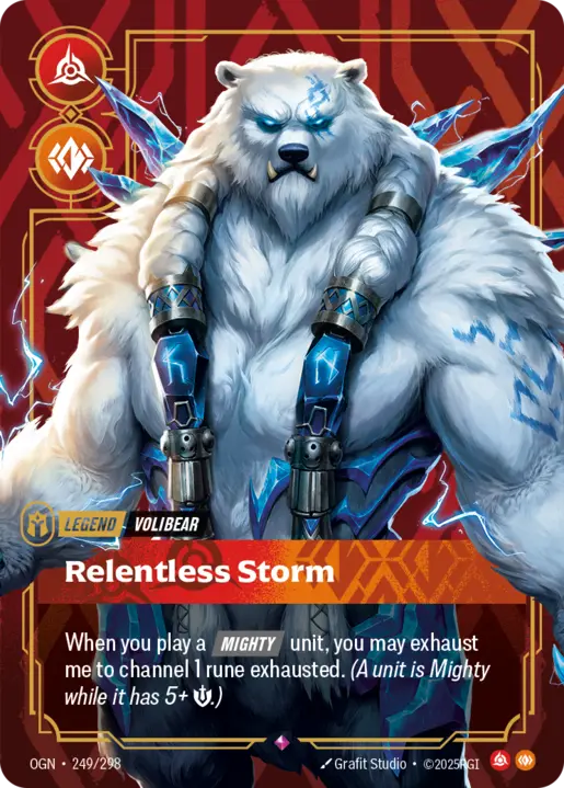 Volibear - Relentless Storm - Origins 249/298  (Foil)