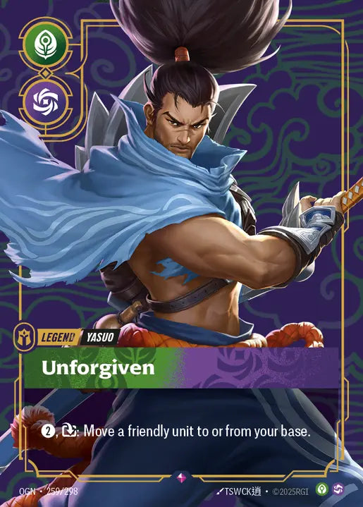 Yasuo - Unforgiven - Origins 259/298  (Foil)