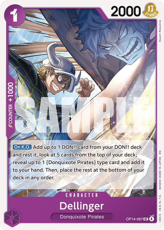 Dellinger - The Azure Sea's Seven OP14-067  - Near Mint