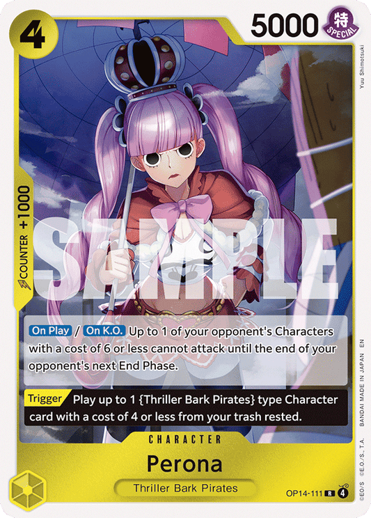 Perona - OP14-111 - The Azure Sea's Seven OP14-111  (Foil) - Near Mint