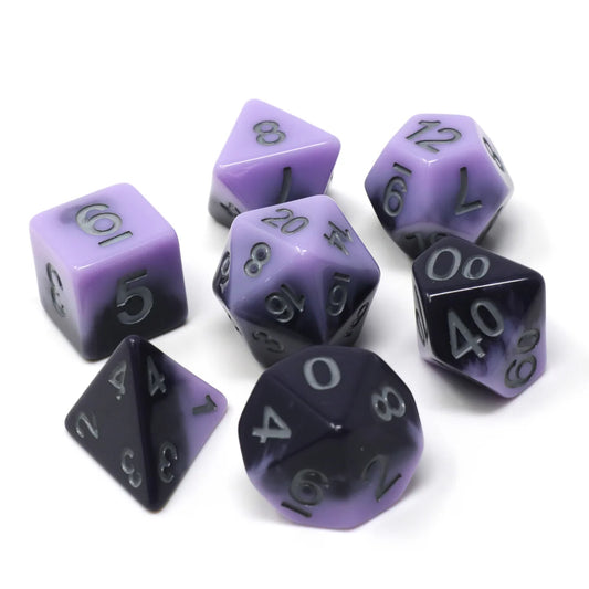 7pc RPG Set - Overcast - Die Hard Dice