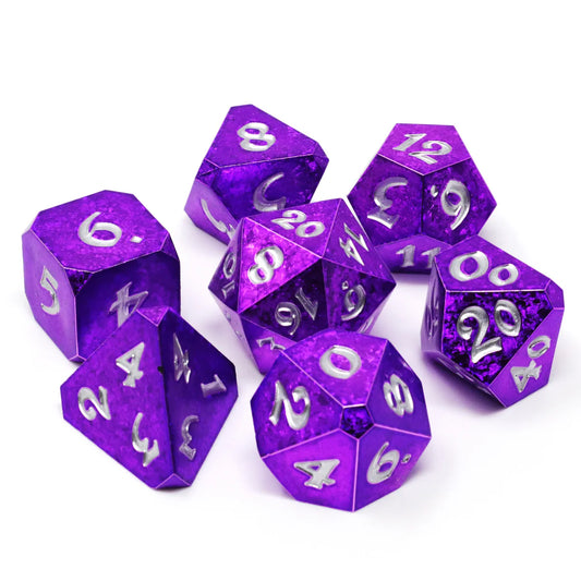 7pc RPG Set - Voidreaver with Silver - Die Hard Dice