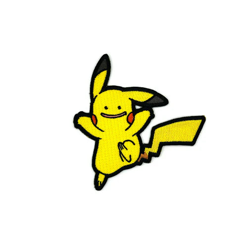 Pikachu Ditto Die-Cut Iron-on Patch