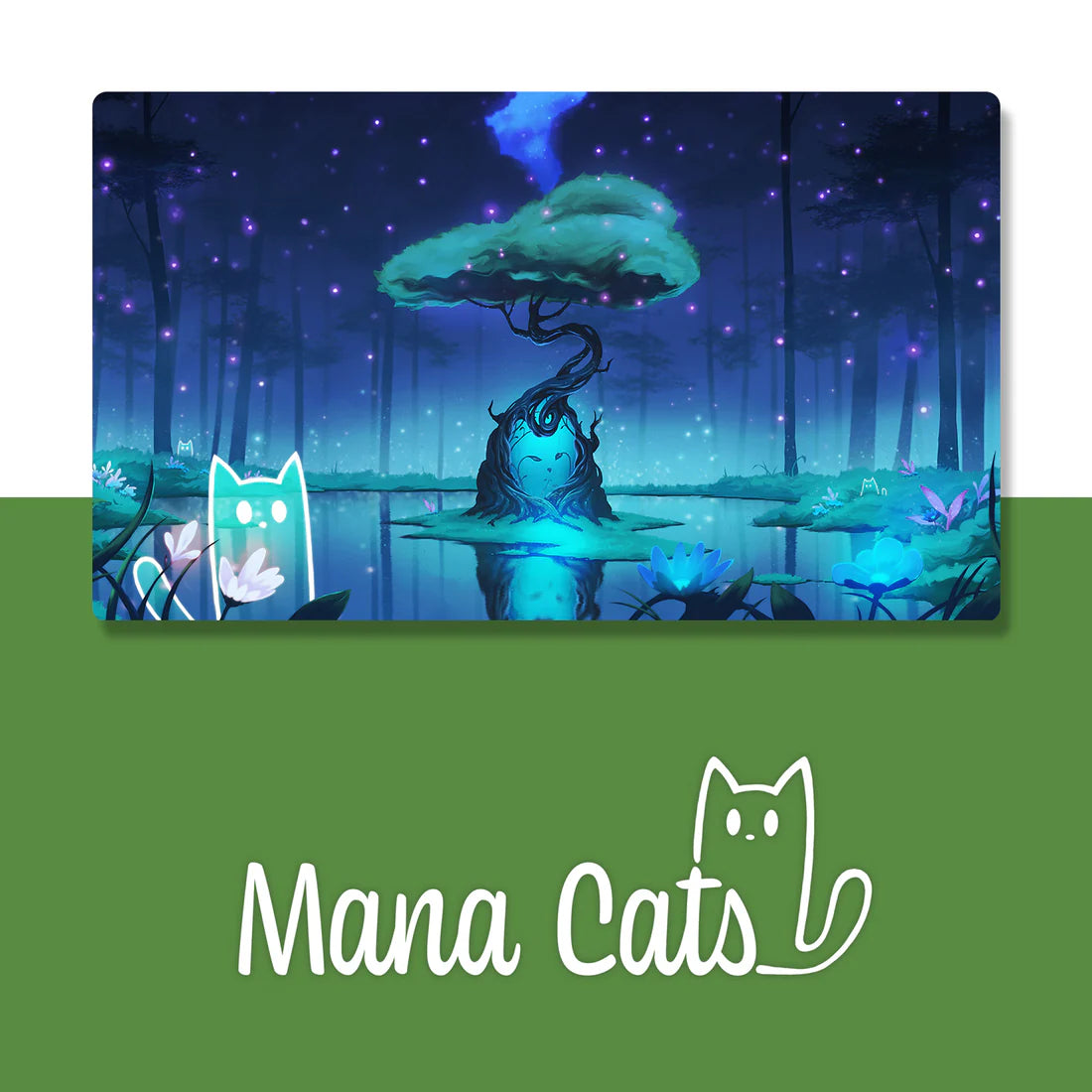 Caverns & Calicos Manacat Playmat - Forest